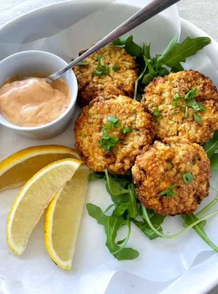 Crabcakes à la friteuse à air (Air Fryer)