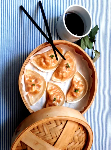 Boulettes chinoises mi-viande mi-végétarienne