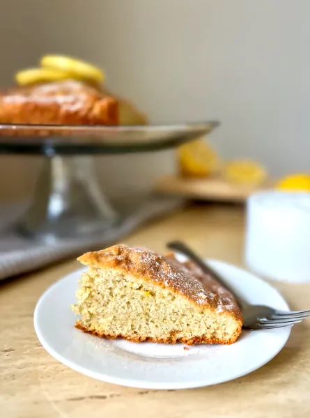 Gâteau au citron santé ÉquipeNutrition Healthy Lemon Cake TeamNutrition