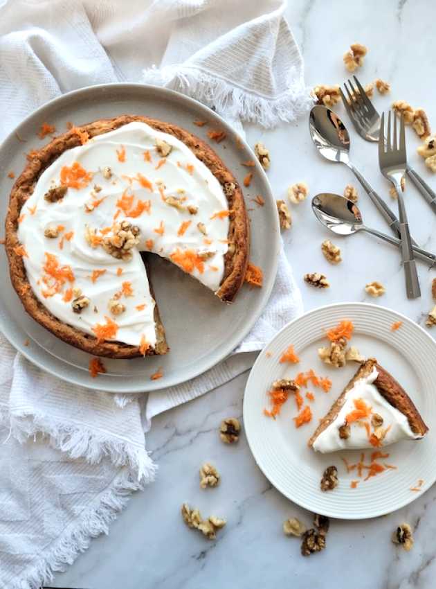 Gâteau aux carottes protéiné