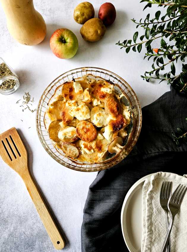 Gratin aux légumes d’automne