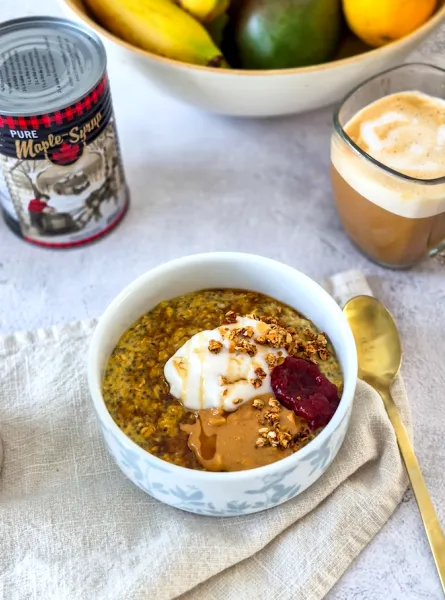 Gruau à l’érable ÉquipeNutrition Maple Oatmeal TeamNutrition