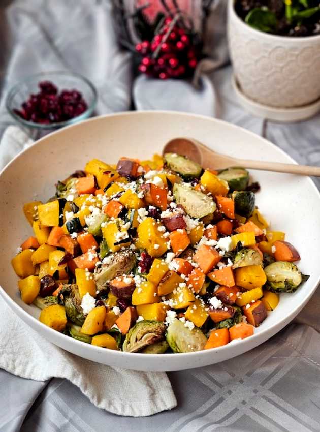 Légumes colorés au four Oven-Roasted Colourful Vegetables
