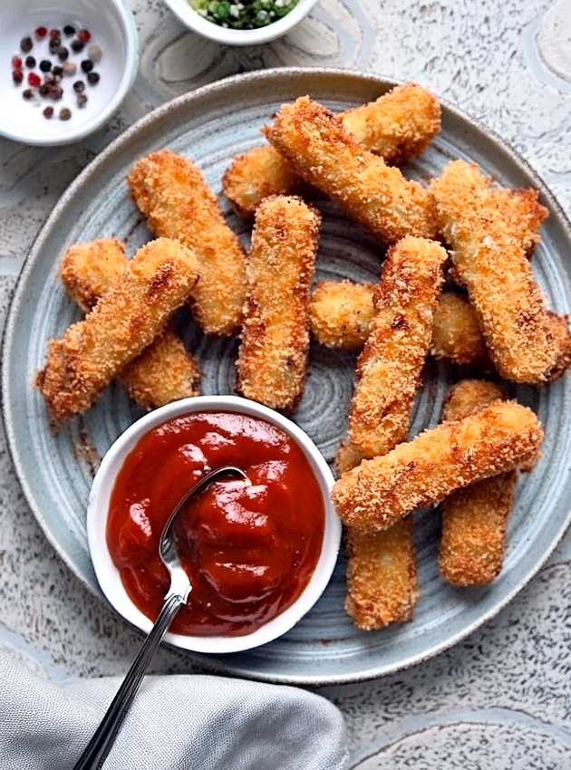 Bâtonnets de fromage cuits au four - Baked Cheese Sticks