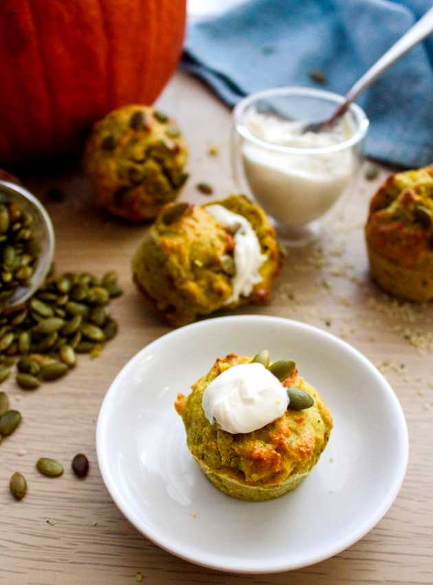 Muffins aux épices d'automne protéinés