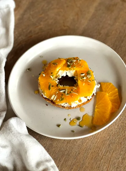 Orange Creamsicle Bagel Style ÉquipeNutrition Teamnutrition