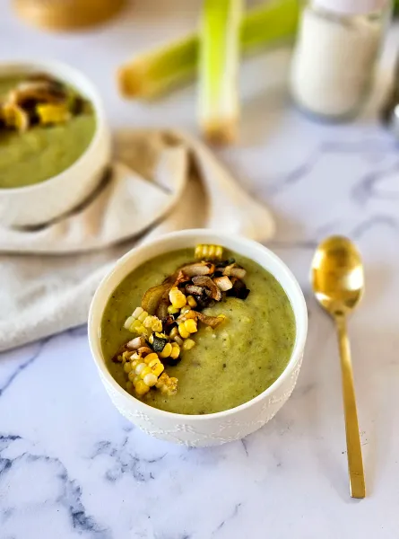 Potage aux poireaux ÉquipeNutrition Healthy Leek Soup TeamNutrition