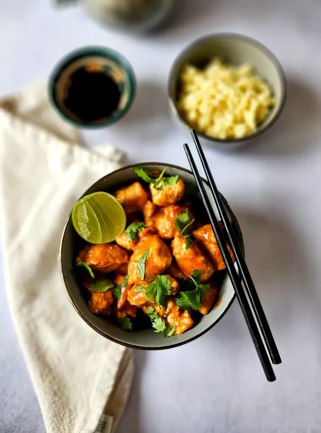 Poulet Bang Bang à l’Air Fryer ÉquipeNutrition - Air Fryer Bang Bang Chicken TeamNutrition