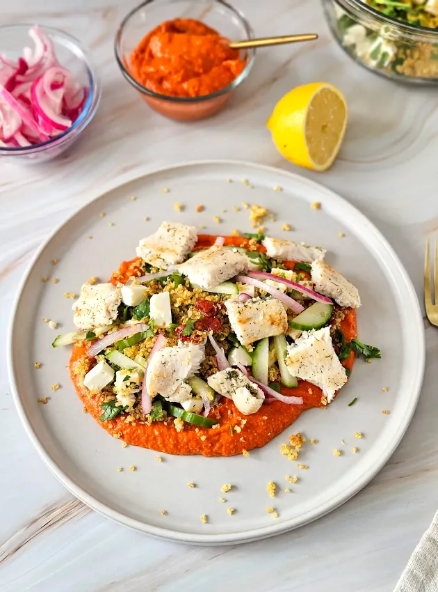 Salade tiède au quinoa rôti Warm Roasted Quinoa Salad