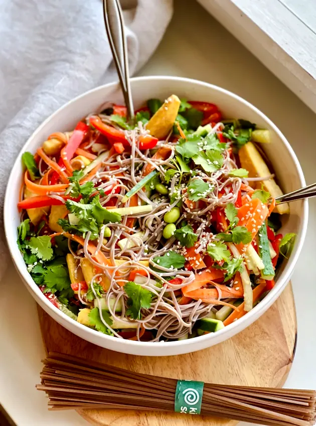 Soba Noodle Salad - Salade de nouilles Soba