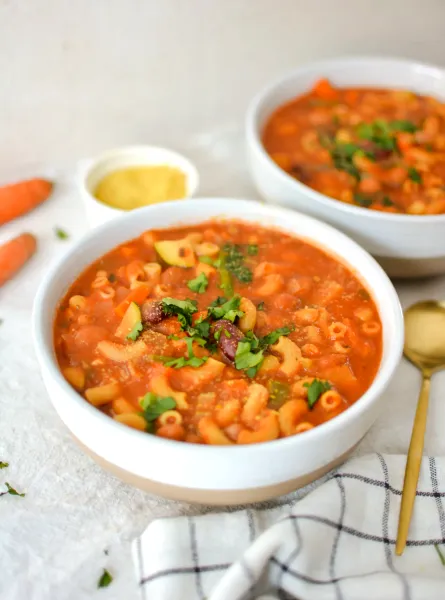 Soupe minestrone Soup ÉquipeNutrition TeamNutrition