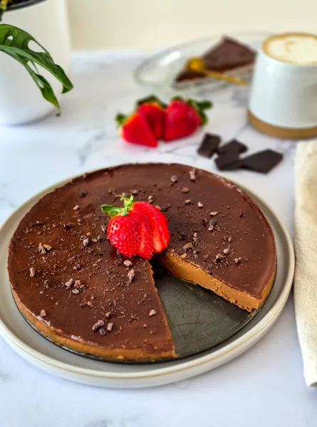 Tarte au chocolat à la patate douce ÉquipeNutrition Chocolate Sweet Potato Pie TeamNutrition