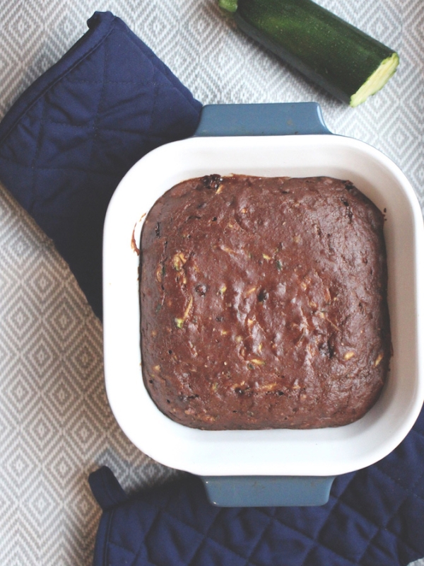 Brownies aux zucchinis sans huile