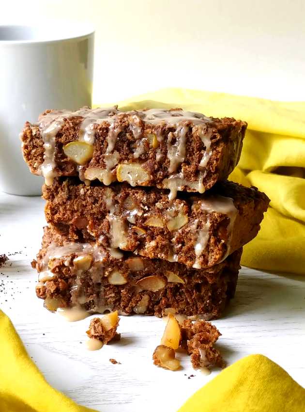 Coffee and Pear Breakfast Cake