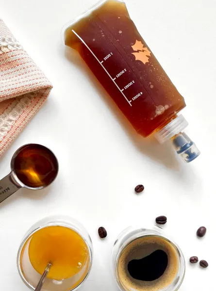 Gel pour sportif au café