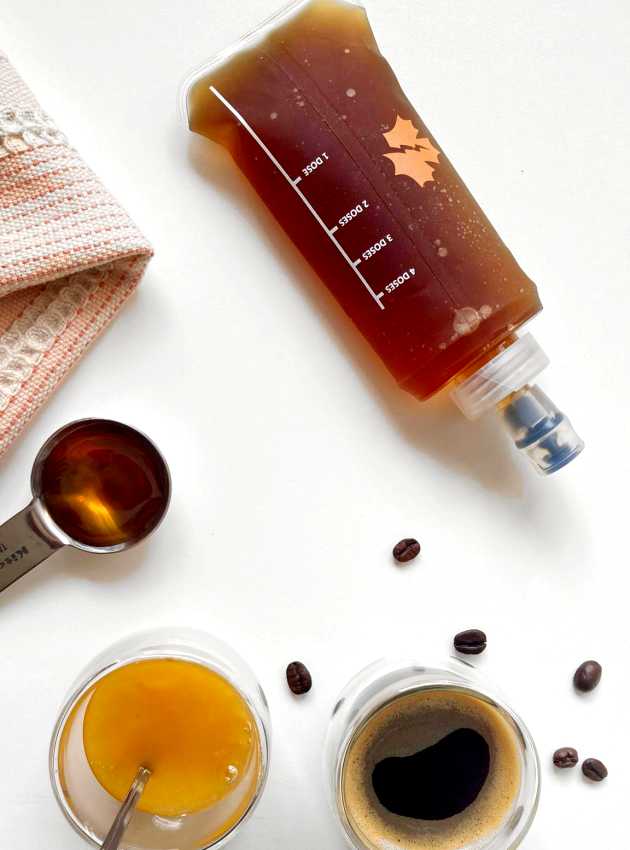 Gel pour sportif au café
