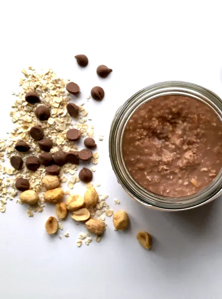 Chocolate Peanut Overnight Oats