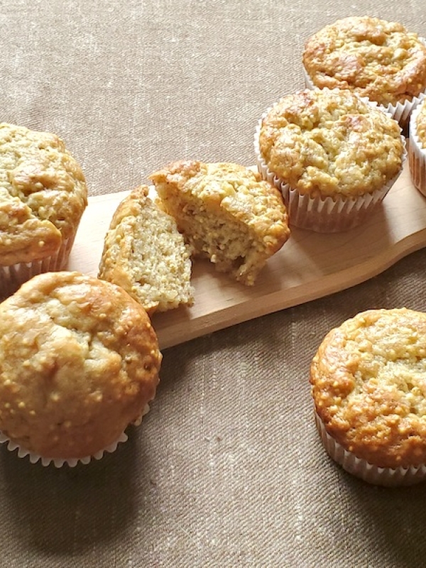 Banana and Millet Muffins