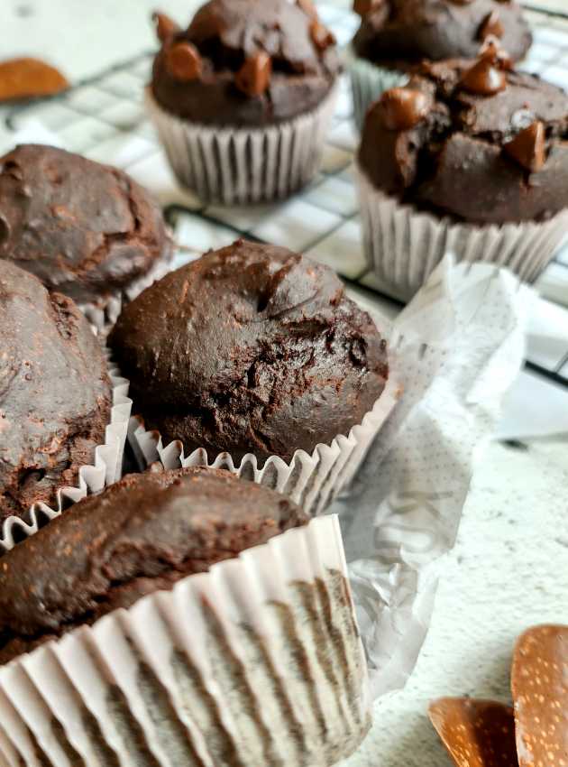 Muffins fondants au chocolat (sans gluten)