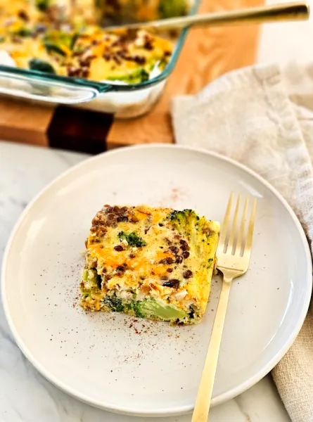 Barre omelette déjeuner Breakfast Omelette Bars ÉquipeNutrition Teamnutrition