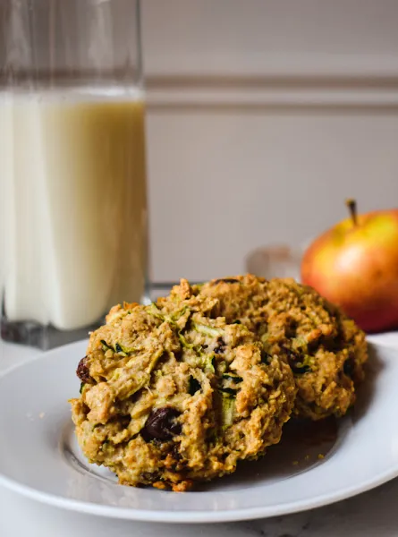 Zucchini and Apple Oats Cookies