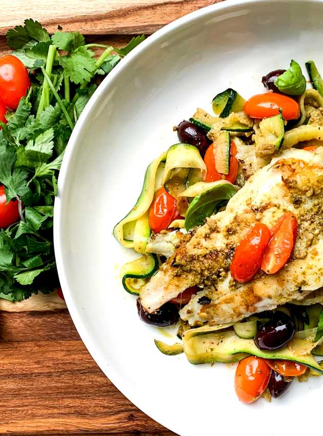 Filets de sole à la méditerranéenne