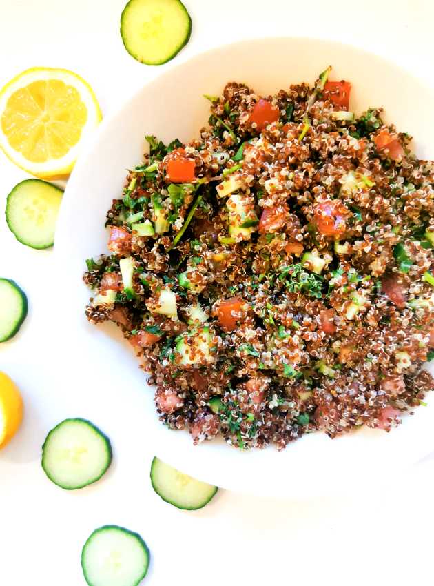 Taboulé de quinoa (faible en FODMAP)