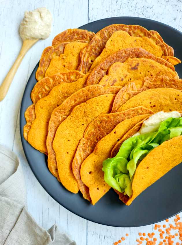 Tortillas de lentilles